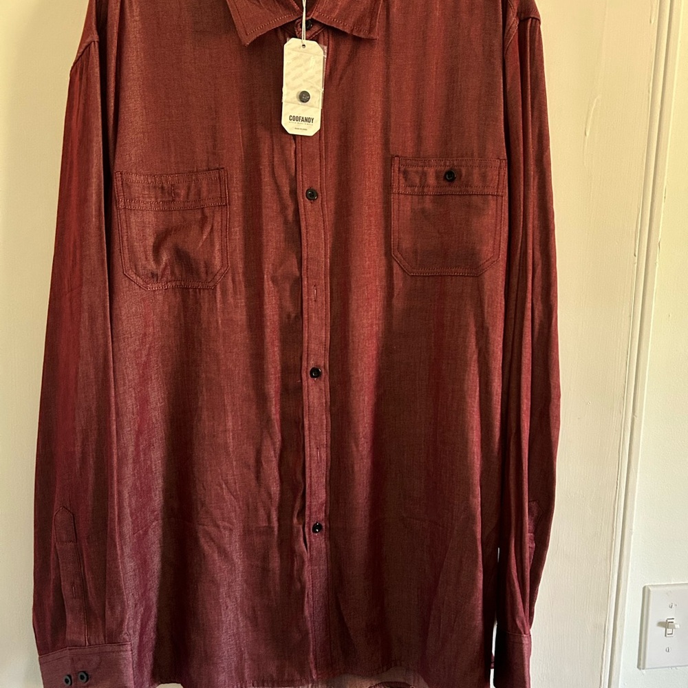Men's Burgundy/Maroon Shirt